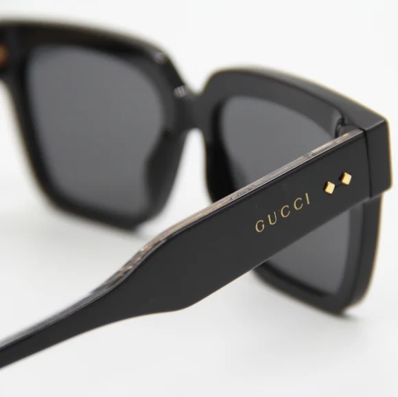 NEW GUCCI GG1084S 001 BLACK UNISEX SUNGLASSES
